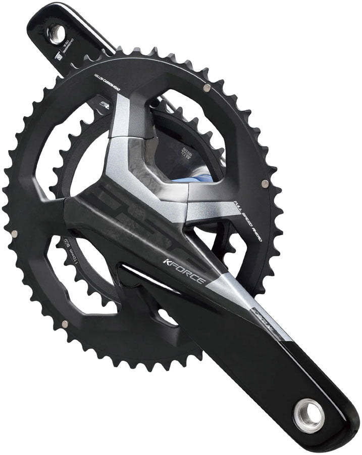 Load image into Gallery viewer, FSA K-Force Crankset 2x 52/36T Chainrings 172.5mm Arm Length 110BCD 386EVO Spindle – BLK
