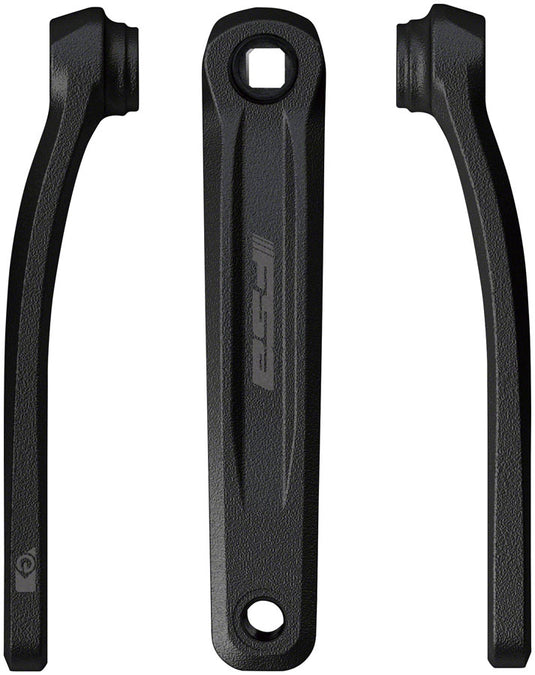 Full Speed Ahead CK-320 Ebike Crank Arm Set - 170mm JIS w/o bolts Black