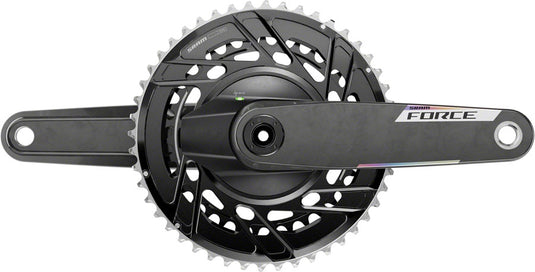 SRAM Force AXS Power Meter Crankset - 165mm 12-Speed 46/33t Thread Mount 8-Bolt PM Spider DUB Spindle Carbon E1