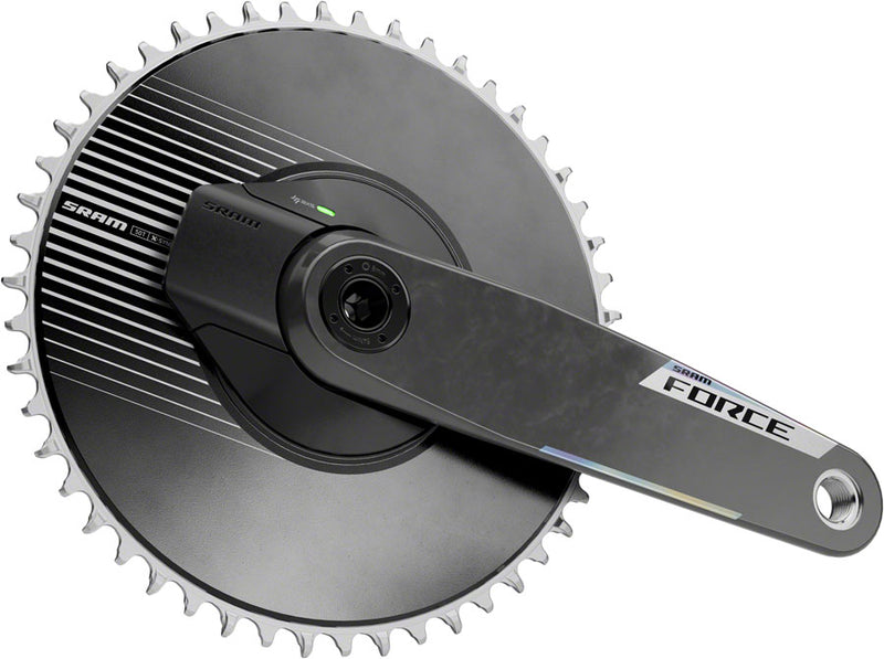 Load image into Gallery viewer, SRAM Force 1 AXS Power Meter Crankset - 165mm 12-Speed 50t Aero PM Chainring 8-Bolt Direct Mount DUB Spindle Carbon E1
