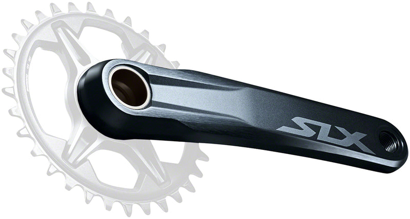 Load image into Gallery viewer, Shimano SLX FC-M7100-1 Crankset - 165mm 12-Speed 1x Direct Mount Hollowtech II Spindle Interface BLK
