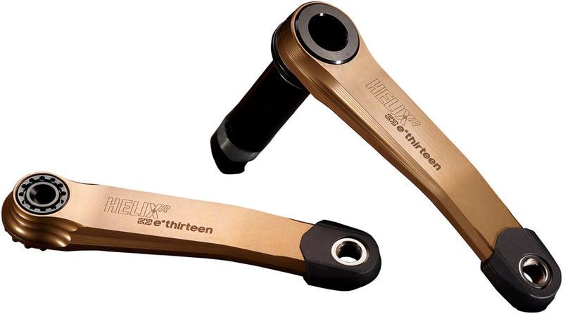 Load image into Gallery viewer, e*thirteen Helix Race Crankset - 175mm 73mm 30mm Spindle e*thirteen P3 Connect Interface Bronze
