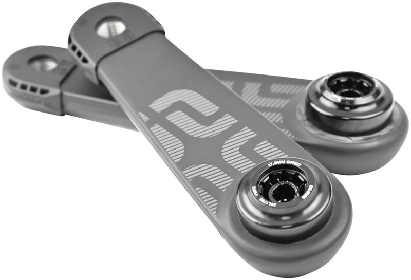 Load image into Gallery viewer, e*thirteen e*spec Race Carbon ebike Crank Arm Set - 165mm Brose S Mag Fazua Ride 50 Self Extractor BLK Carbon Fiber
