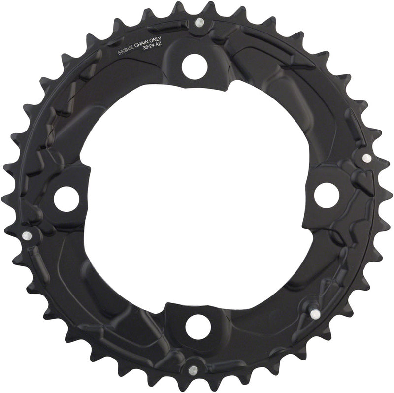 Load image into Gallery viewer, Shimano Deore FC-M617 36t Chainring for use with 22t
