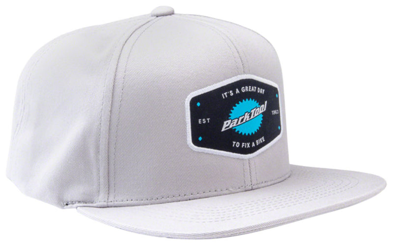 Load image into Gallery viewer, Park Tool HAT-10XL Snapback Hat - Light Gray X-Large
