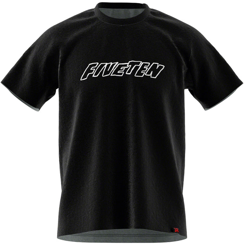 Load image into Gallery viewer, Five Ten Logo T-Shirt - Black Large
