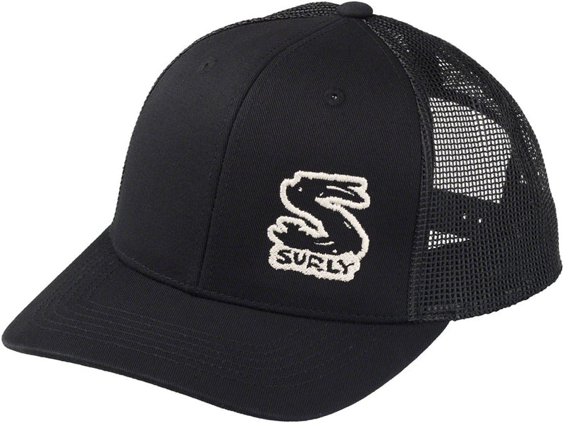 Load image into Gallery viewer, Surly Logo Snap Back Hat - Black One Size
