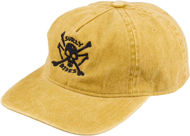 Load image into Gallery viewer, Surly Skullet Strap Back Hat - Mustard One Size
