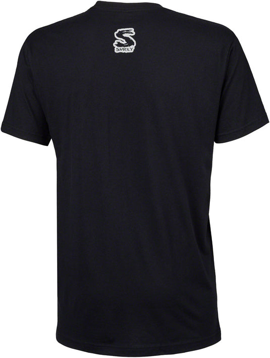 Surly Famous Last Words Short Sleeve T-Shirt - Unisex Black X-Small