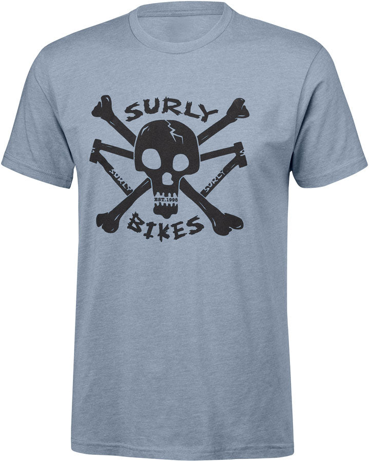 Load image into Gallery viewer, Surly Skullet Short Sleeve T-Shirt - Unisex Slate Blue 2X-Large
