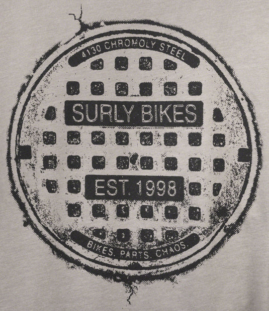 Surly The Ultimate Frisbee Men's T-Shirt - Gray Small
