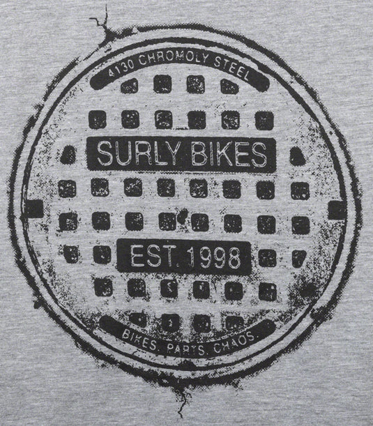 Surly The Ultimate Frisbee Women's T-Shirt - Gray 2X-Large