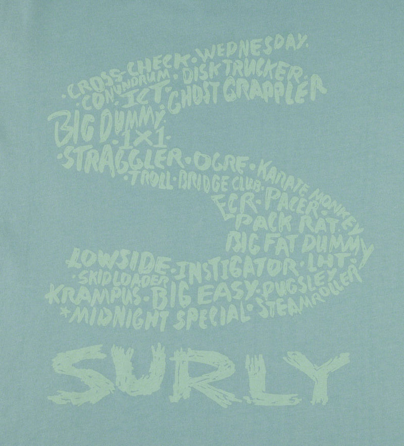 Load image into Gallery viewer, Surly Steel Consortium Womens T-Shirt - Dusty Blue Large
