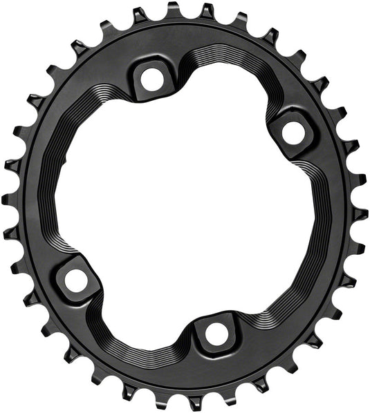 absoluteBLACK XT Asym 96BCD Oval Chainring 34T - Black