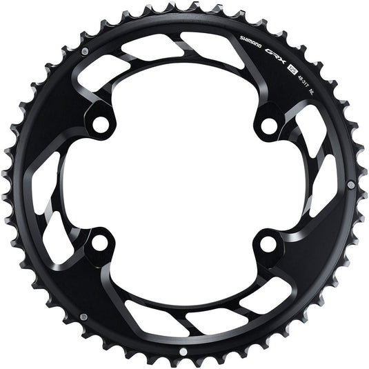 Shimano GRX FC-RX820-2 Chainring - 48t Outer Ring 110 BCD For 2x 12-Speed BLK