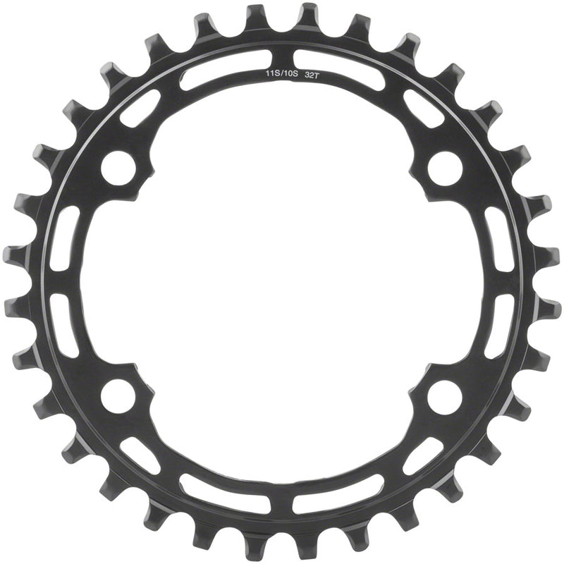 Load image into Gallery viewer, Shimano Deore M5100-1 Chainring - 30t 10/11-Speed Asymmetric 96 BCD Black
