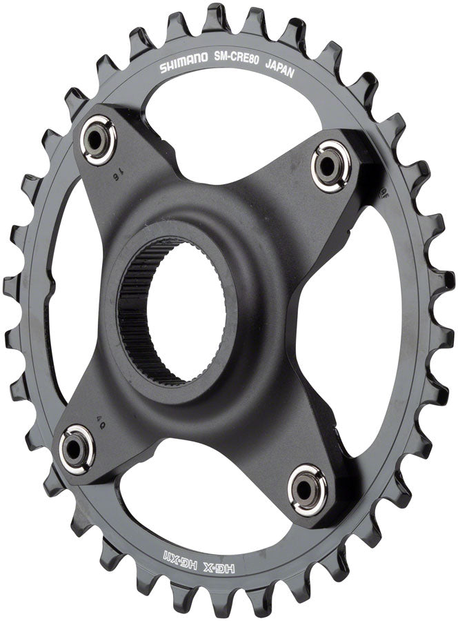 Load image into Gallery viewer, Shimano STEPS SM-CRE80 Chainring without Chainguide 50mm Chainline 34t

