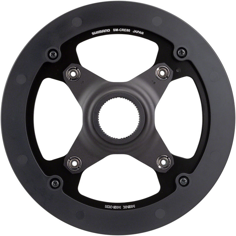 Load image into Gallery viewer, Shimano STEPS SM-CRE80 Chainring with Double Chainguide 50mm Chainline 44t
