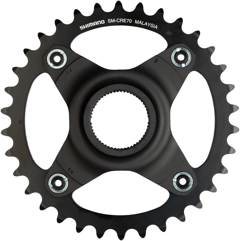 Load image into Gallery viewer, Shimano STEPS SM-CRE70-B Chainringout Chainguide 53mm Boost Chainline 34t
