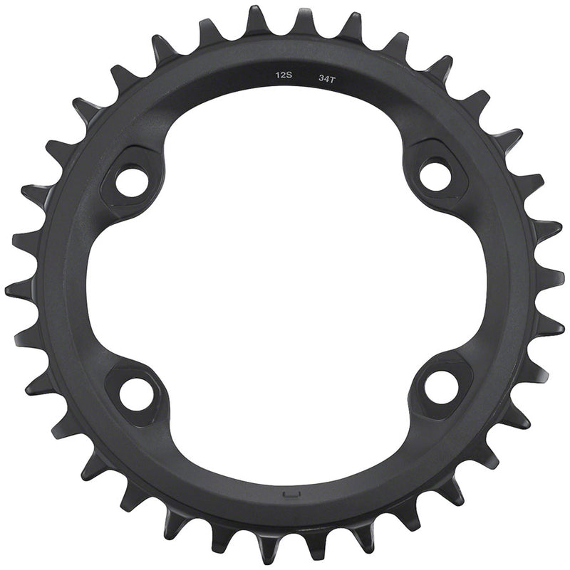 Load image into Gallery viewer, Shimano FC-MT610 Chainring - 34t 12-Speed Asymmetric 96 BCD Black
