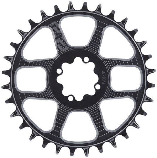 e*thirteen Helix Race 8-Bolt Chainring - 32t 11/12-Speed 3mm Offset 8-Bolt Direct Mount BLK