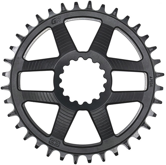e*thirteen Helix Race GR Direct Mount Chainring - 36t For use Helix Race GR Crank Silver