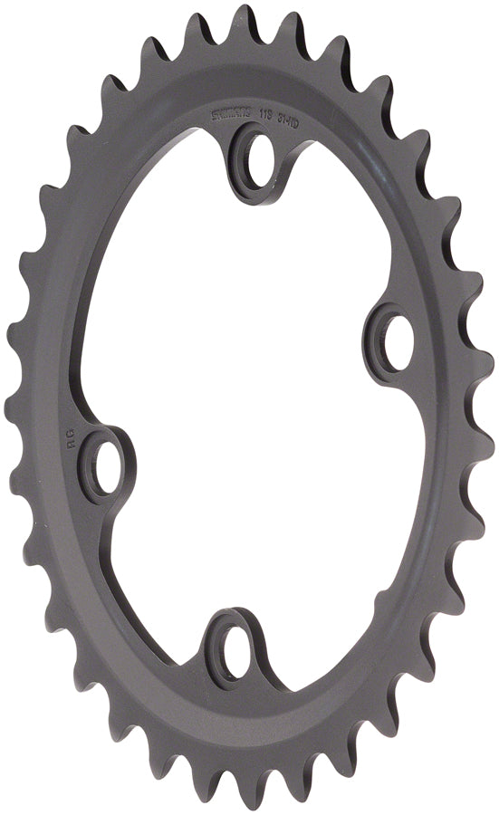 Load image into Gallery viewer, Shimano GRX RX810 Chainring - 31t 80 BCD 4-Bolt 11-Speed Black
