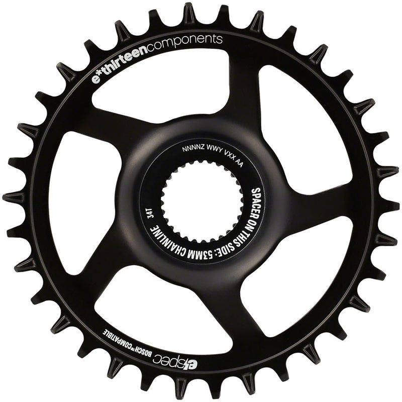 Load image into Gallery viewer, e*thirteen e*spec Steel Direct Mount Chainring - 36T Bosch CX Gen4 CL 53/55 via Spacer BLK
