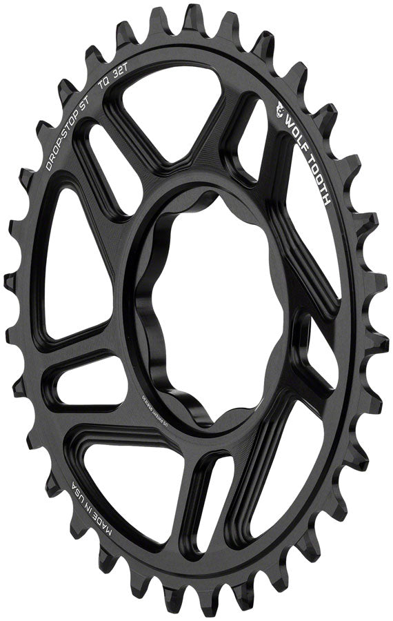 Load image into Gallery viewer, Wolf Tooth Trek TQ Direct Mount Chainring - Drop-Stop ST 30T Black
