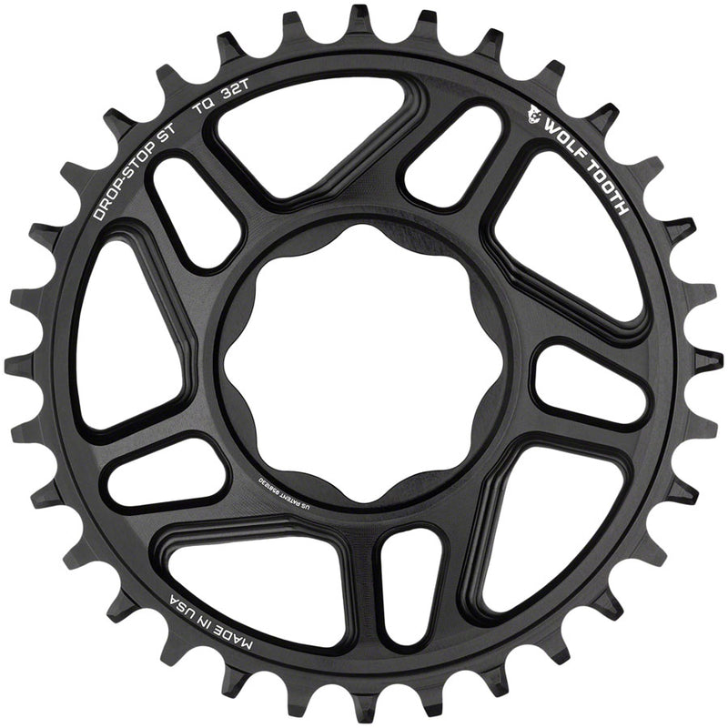 Load image into Gallery viewer, Wolf Tooth Trek TQ Direct Mount Chainring - Drop-Stop ST 30T Black
