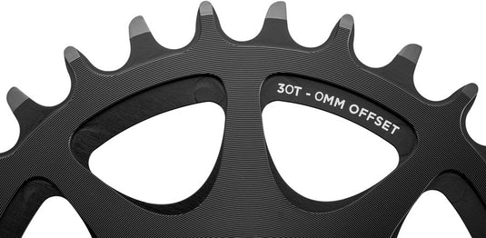Cane Creek Direct Mount Chainring - 30t 8-Bolt Direct Mount 0mm Offset Black