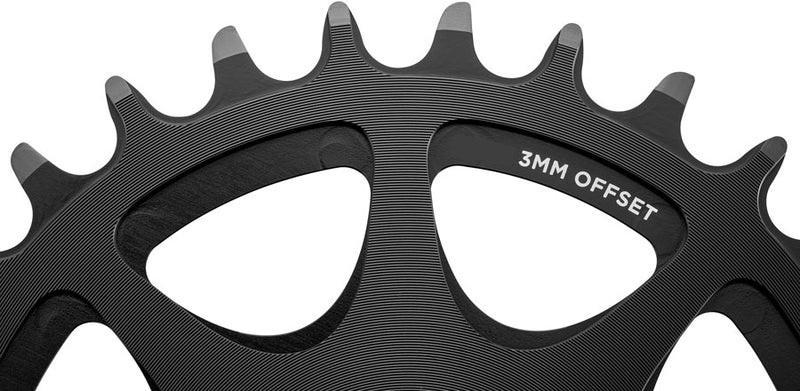 Load image into Gallery viewer, Cane Creek Direct Mount Chainring - 32t 8-Bolt Direct Mount 3mm Offset Black
