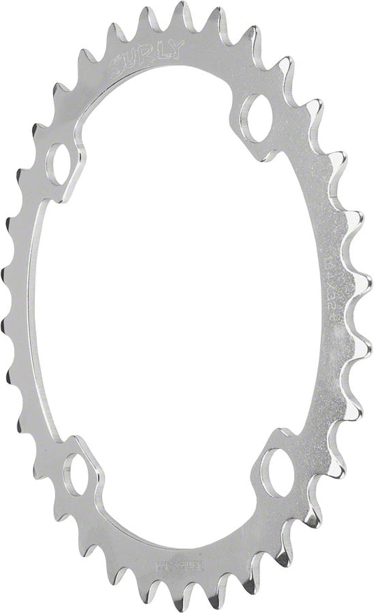 Surly Stainless Steel Ring 34t x 104mm