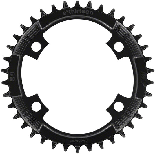 e*thirteen Helix R 107 BCD 4-Bolt Chainring - 40t 11/12-Speed 107BCD Black