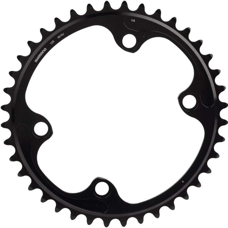 Load image into Gallery viewer, Shimano Dura-Ace FC-R9200 12-Speed Chainring - 40t Asymmetric 110 BCD BLK NJ
