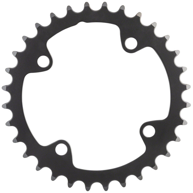 Load image into Gallery viewer, Full Speed Ahead Omega/Vero Pro Steel Road Double Chainring - 32t 90 BCD Steel N-11 BLK

