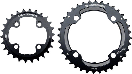Race Face Turbine 11sp Ring Set 64/104 34/24T Black