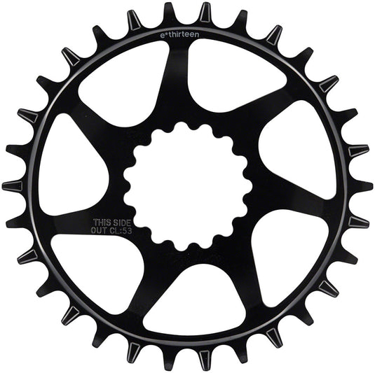 e*thirteen Helix Guidering - 30t 10/11/12-Speed 52/55mm Flip Flop CL 3/5mm Offset e*thirteen DM BLK