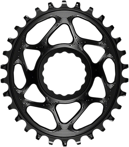 absoluteBLACK Oval Narrow-Wide Direct Mount Chainring - 30t CINCH Direct Mount 6mm Offset BLK