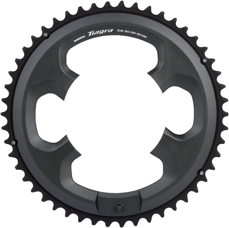 Load image into Gallery viewer, Shimano Tiagra FC-4703 10-Speed Chainring - 50t Asymmetric 110 BCD Black
