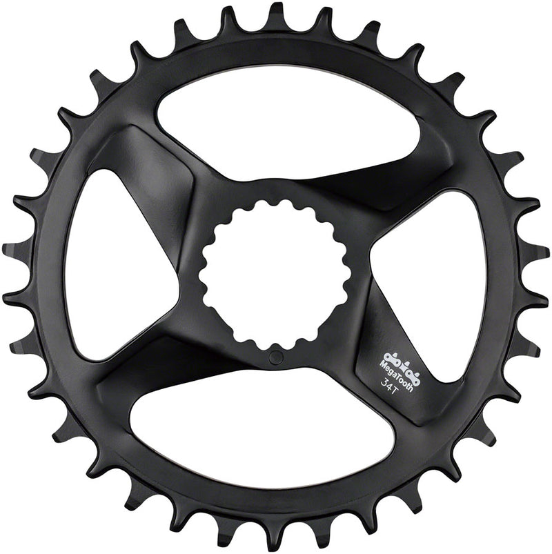 Load image into Gallery viewer, Full Speed Ahead Comet MegaTooth Direct Mount Chainring - 34t FSA Direct Mount For 12-Speed Shimano Hyperglide+ BLK
