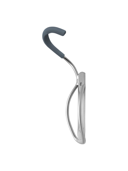 Delta Single Bike Wall Mount Rack with Tire Tray: Holds One Bike Gray