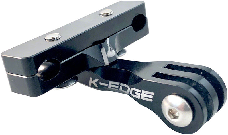 Load image into Gallery viewer, K-EDGE Go BIG Pro Saddle Rail Camera Mount GoPro Garmin Shimano BLK
