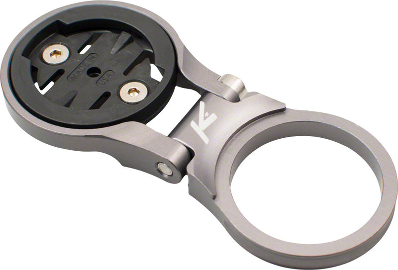 Load image into Gallery viewer, K-EDGE Adjustable Stem Mount for Garmin Quarter Turn Type Computers Gunmetal

