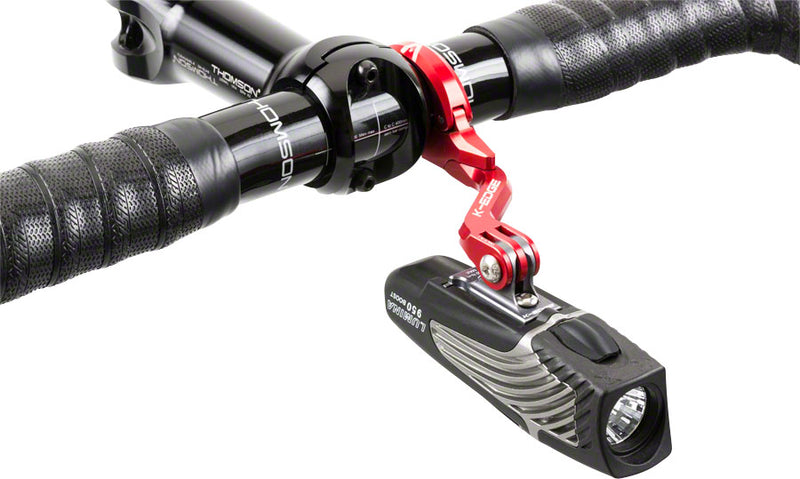 Load image into Gallery viewer, K-EDGE Go Big Pro Universal Action Camera Light On-Center Handlebar Mount 31.8mm BLK
