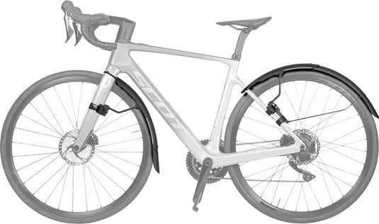 Topeak Tetrafender R1 / R2 Fender Set - Fits Up To 650/700 x 32 Road Tire BLK