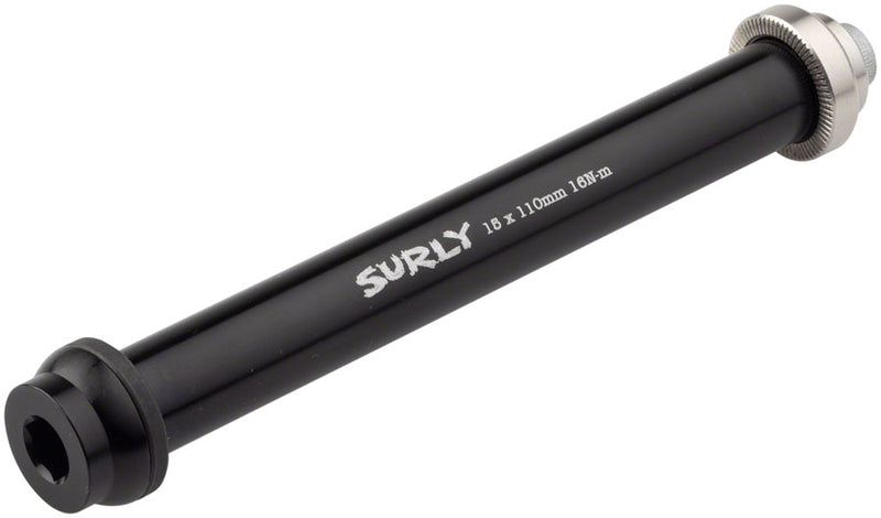 Load image into Gallery viewer, Surly Front Thru-Axle - 15x110 mm Chromoly Black
