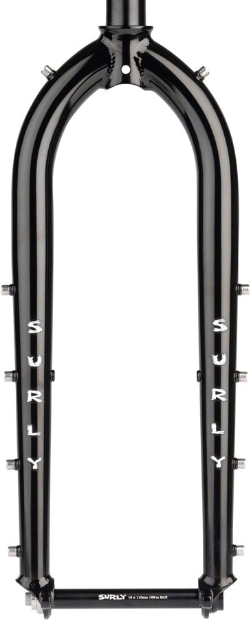 Load image into Gallery viewer, Surly Dinner Fork - 27.5" 15x110mm Thru-Axle 1-1/8" Straight Steerer 420mm Axle To Crown Steel BLK
