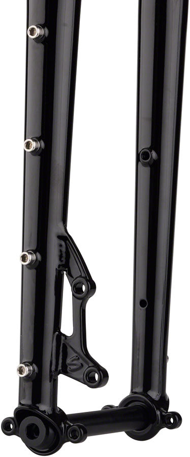 Load image into Gallery viewer, Surly Dinner Fork - 29" 15x110mm Thru-Axle 1-1/8" Straight Steerer 485mm Axle to Crown Steel BLK
