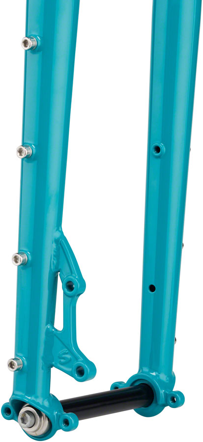 Load image into Gallery viewer, Surly Dinner Fork - 27.5" 15x110mm Thru-Axle 1-1/8" Straight Steerer 485mm Axle To Crown Steel Lost at Sea Blue

